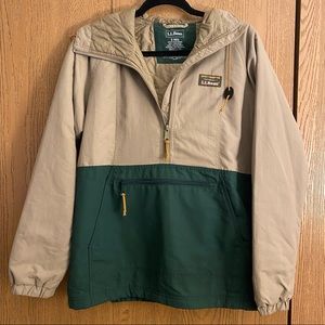 LL Bean Mountain Classic Insulated Anorak - Colorblock